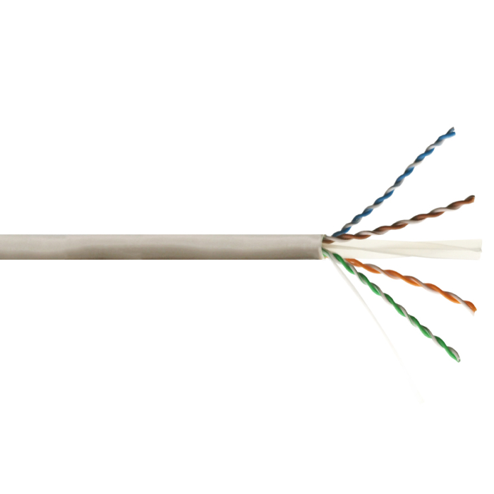 Linkbasic 100m Drum Cat6a Solid Grey UTP Cable - View 1