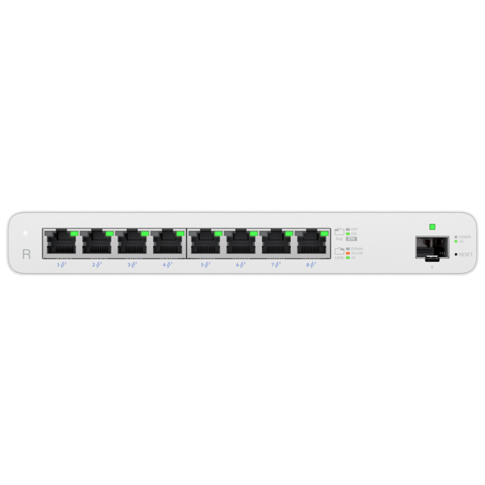 Ubiquiti UISP Router 8 Port Gigabit PoE 110W 1SFP