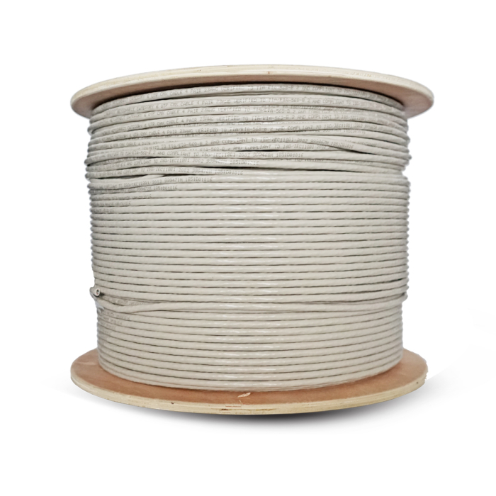 Linkbasic 500m Drum Cat6 Solid Grey UTP Cable