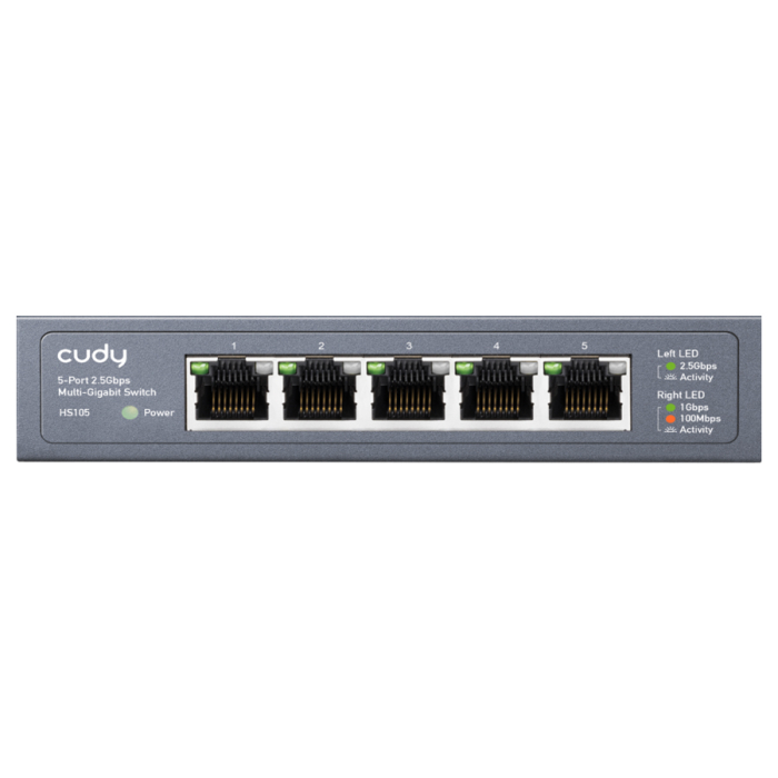 Cudy 5 Port 2.5Gbps Ethernet Metal Desktop Switch